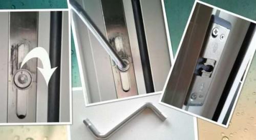 Как перевести окна в зимний режим без шестигранника.  Проверните цапфы