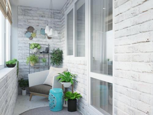 Как сделать балкон своими руками. Отделка стен 02