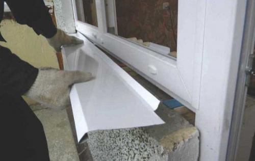 Установка отливов на окна в деревянном доме. Общие требования к установке отливов