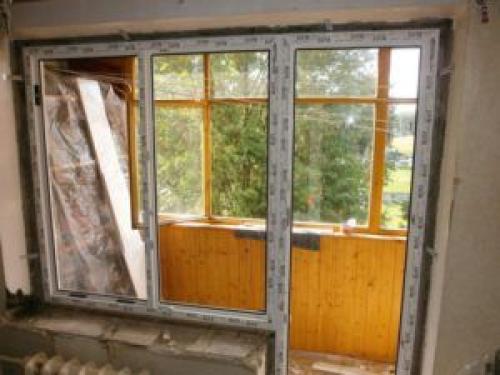 Установка балконного блока в панельном доме. Процесс установки