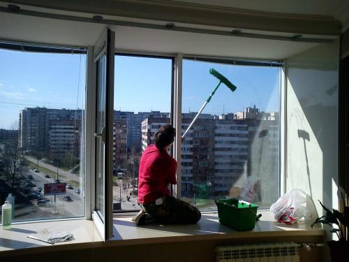 Как помыть неоткрывающиеся окна. Правила мытья — с какой стороны начинать?