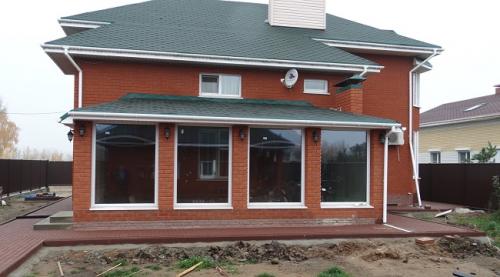 Окна из алюминиевого профиля для остекления террасы. Теплое и холодное остекление