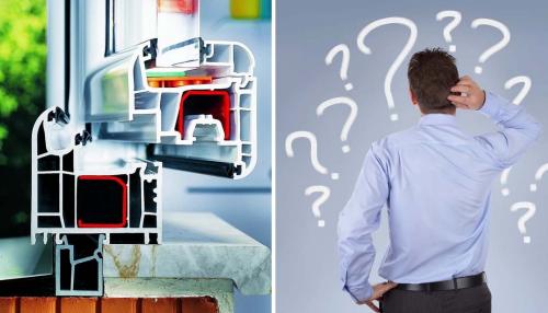 Ширина и толщина профилей пластиковых окон. Габаритные размеры 01