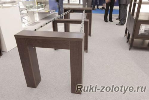 Механизм раздвижного стола мера. Обзор механизмов раздвижных столов