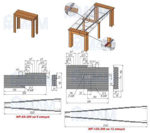 Механизм раздвижного стола мера. Обзор механизмов раздвижных столов