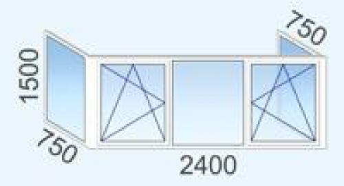 Цены на тёплое остекление балконов в Санкт-Петербурге. Конструкция остекления 04