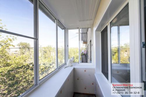 Холодное остекление балконов в Санкт-Петербурге. Холодное остекление балкона 17 Холодное остекление балконов в Санкт-Петербурге. Холодное остекление балкона 17
