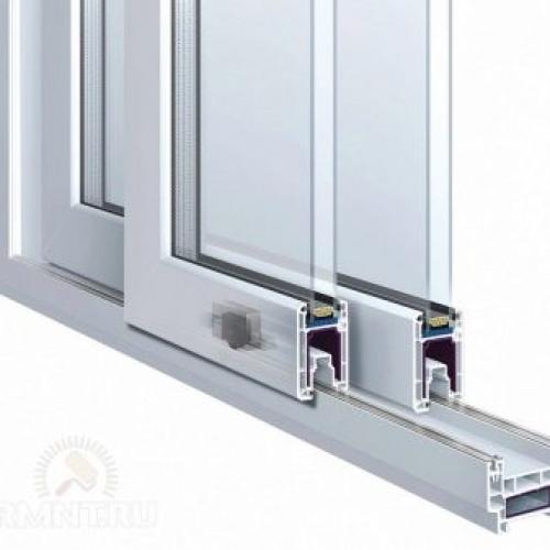 Раздвижные пластиковые окна для лоджии. Материалы 06