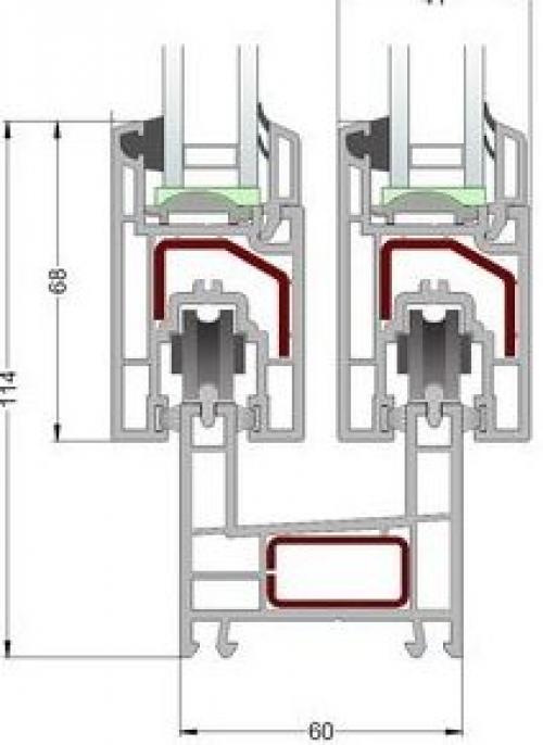Раздвижные двери Rehau. Раздвижные порталы Rehau Euro Slide