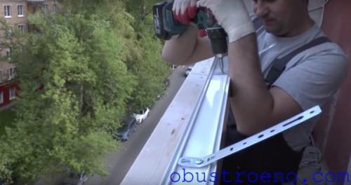 Технология остекления балкона раздвижными.. Практические советы 05 Технология остекления балкона раздвижными.. Практические советы 05