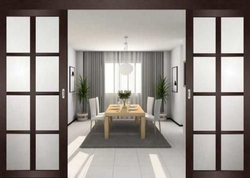 Раздвижные двери конструкция. Инструкция по сборке и установке раздвижных межкомнатных дверей