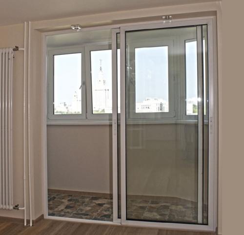 Стеклянные раздвижные двери на балкон. Как сделать пластиковые и алюминиевые раздвижные двери на балконе