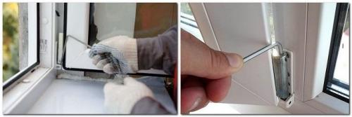 Регулировка фурнитуры окон ПВХ. Регулировка пластикового окна по горизонтали и вертикали 07